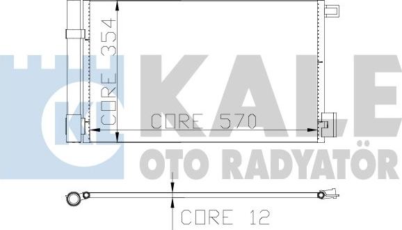 KALE OTO RADYATÖR 310300 - Condensatore, Climatizzatore autozon.pro