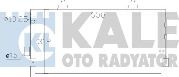 KALE OTO RADYATÖR 389500 - Condensatore, Climatizzatore autozon.pro