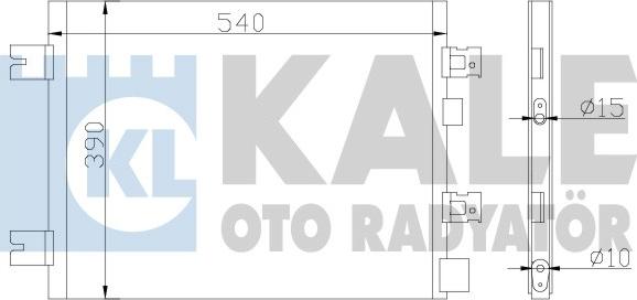 KALE OTO RADYATÖR 389300 - Condensatore, Climatizzatore autozon.pro