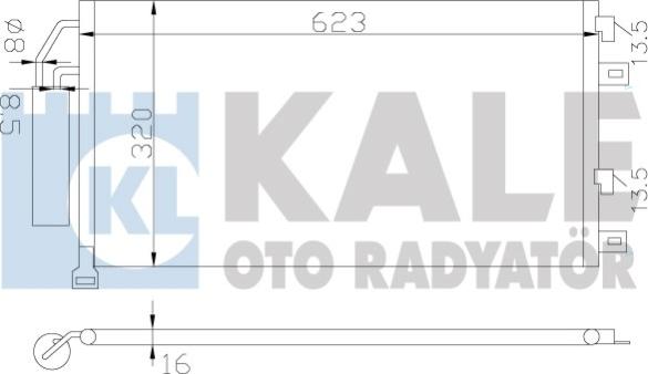 KALE OTO RADYATÖR 384700 - Condensatore, Climatizzatore autozon.pro