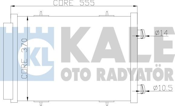 KALE OTO RADYATÖR 385400 - Condensatore, Climatizzatore autozon.pro