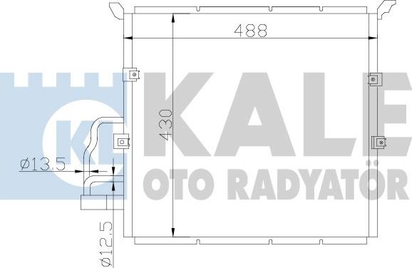 KALE OTO RADYATÖR 385100 - Condensatore, Climatizzatore autozon.pro