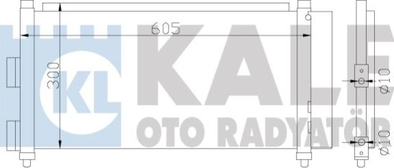 KALE OTO RADYATÖR 386000 - Condensatore, Climatizzatore autozon.pro