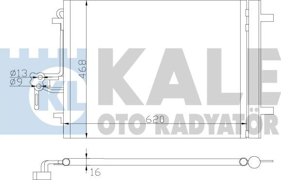 KALE OTO RADYATÖR 386200 - Condensatore, Climatizzatore autozon.pro