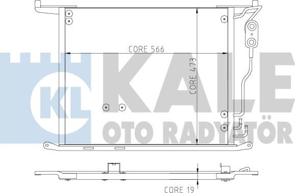 KALE OTO RADYATÖR 381400 - Condensatore, Climatizzatore autozon.pro