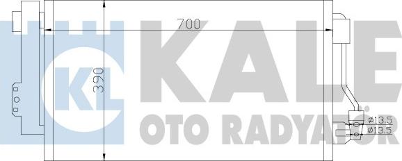 KALE OTO RADYATÖR 381500 - Condensatore, Climatizzatore autozon.pro