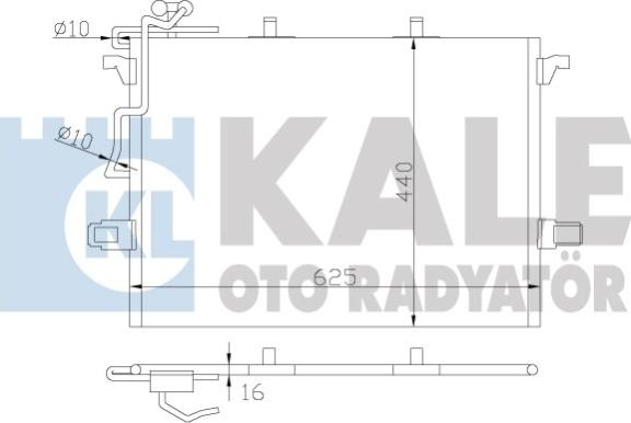 KALE OTO RADYATÖR 381600 - Condensatore, Climatizzatore autozon.pro