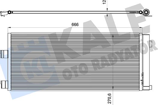 KALE OTO RADYATÖR 382580 - Condensatore, Climatizzatore autozon.pro