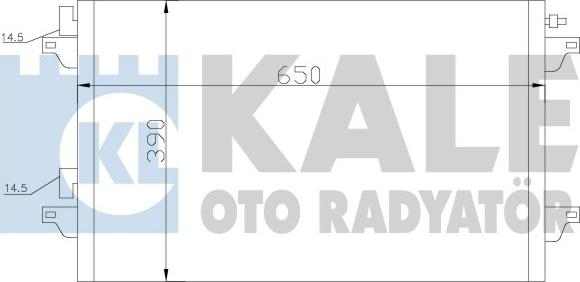 KALE OTO RADYATÖR 382600 - Condensatore, Climatizzatore autozon.pro