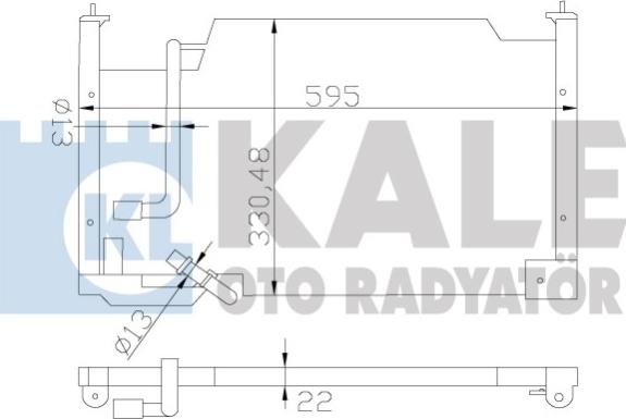 KALE OTO RADYATÖR 387400 - Condensatore, Climatizzatore autozon.pro