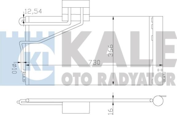 KALE OTO RADYATÖR 387800 - Condensatore, Climatizzatore autozon.pro