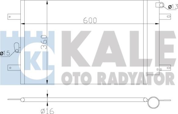 KALE OTO RADYATÖR 375900 - Condensatore, Climatizzatore autozon.pro