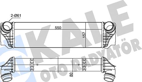 KALE OTO RADYATÖR 375655 - Intercooler autozon.pro