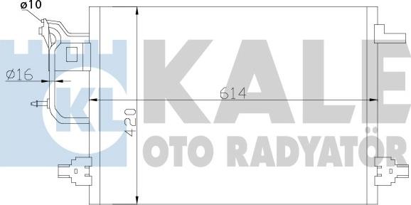 KALE OTO RADYATÖR 375600 - Condensatore, Climatizzatore autozon.pro