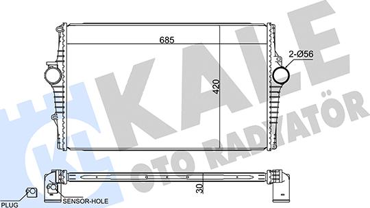 KALE OTO RADYATÖR 375680 - Intercooler autozon.pro