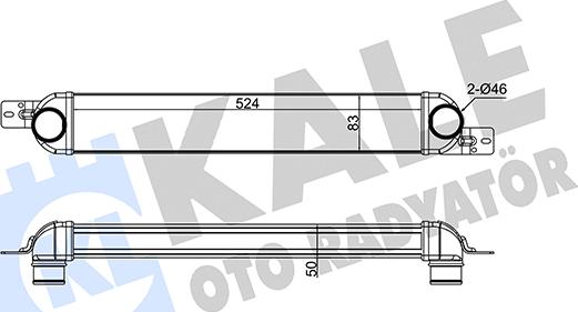 KALE OTO RADYATÖR 375725 - Intercooler autozon.pro