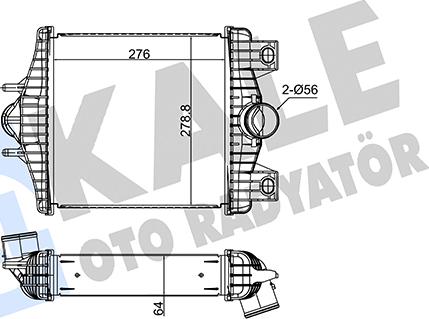 KALE OTO RADYATÖR 375720 - Intercooler autozon.pro