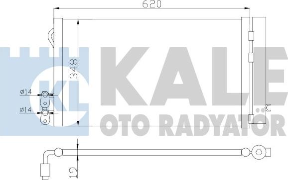 KALE OTO RADYATÖR 376700 - Condensatore, Climatizzatore autozon.pro