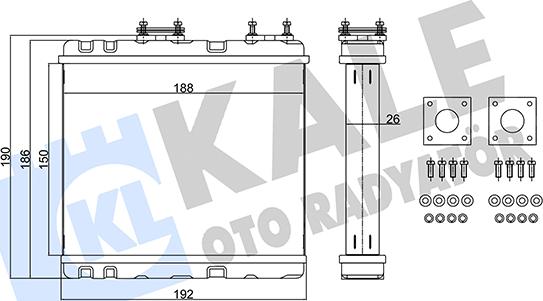 KALE OTO RADYATÖR 370580 - Scambiatore calore, Riscaldamento abitacolo autozon.pro