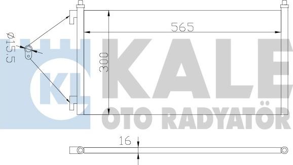 KALE OTO RADYATÖR 378200 - Condensatore, Climatizzatore autozon.pro