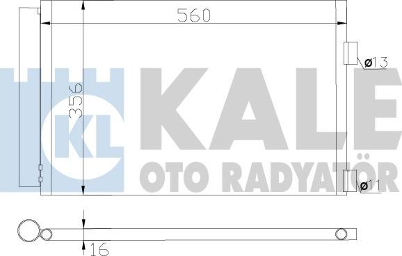 KALE OTO RADYATÖR 377900 - Condensatore, Climatizzatore autozon.pro