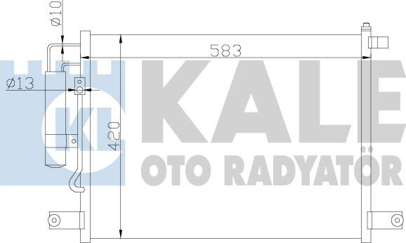 KALE OTO RADYATÖR 377000 - Condensatore, Climatizzatore autozon.pro