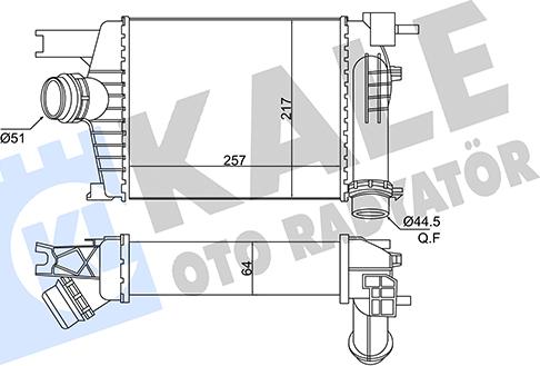 KALE OTO RADYATÖR 269000 - Intercooler autozon.pro