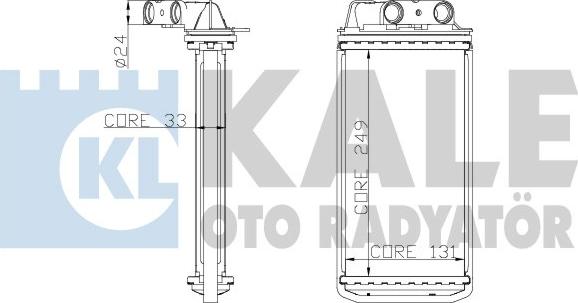KALE OTO RADYATÖR 268600 - Scambiatore calore, Riscaldamento abitacolo autozon.pro