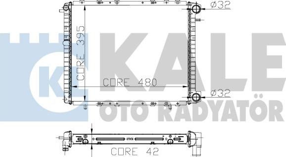 KALE OTO RADYATÖR 214900 - Radiatore, Raffreddamento motore autozon.pro