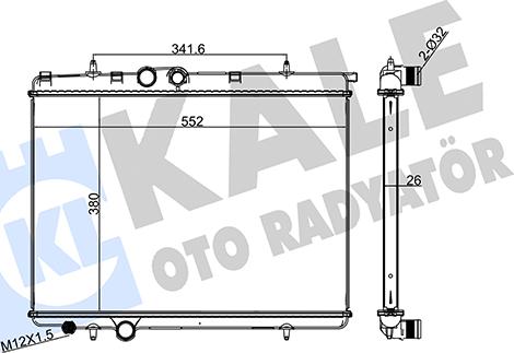 KALE OTO RADYATÖR 215900 - Radiatore, Raffreddamento motore autozon.pro