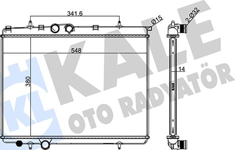 KALE OTO RADYATÖR 216600 - Radiatore, Raffreddamento motore autozon.pro