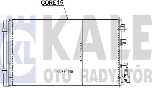 KALE OTO RADYATÖR 220800 - Condensatore, Climatizzatore autozon.pro