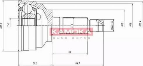 Kamoka 6642 - Kit giunti, Semiasse autozon.pro