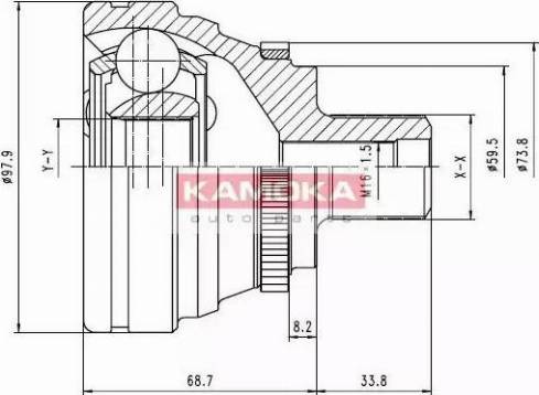 Kamoka 6604 - Kit giunti, Semiasse autozon.pro