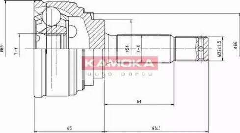 Kamoka 6618 - Kit giunti, Semiasse autozon.pro