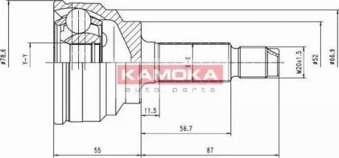 Kamoka 6070 - Kit giunti, Semiasse autozon.pro