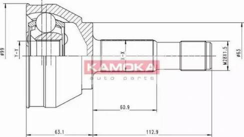 Kamoka 6152 - Kit giunti, Semiasse autozon.pro