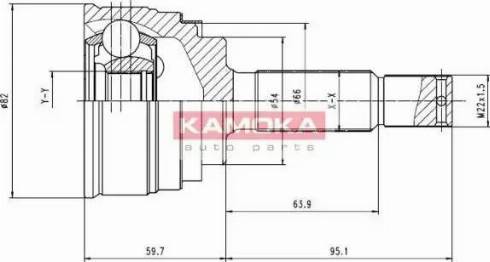 Kamoka 6832 - Kit giunti, Semiasse autozon.pro