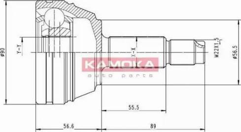 Kamoka 6710 - Kit giunti, Semiasse autozon.pro