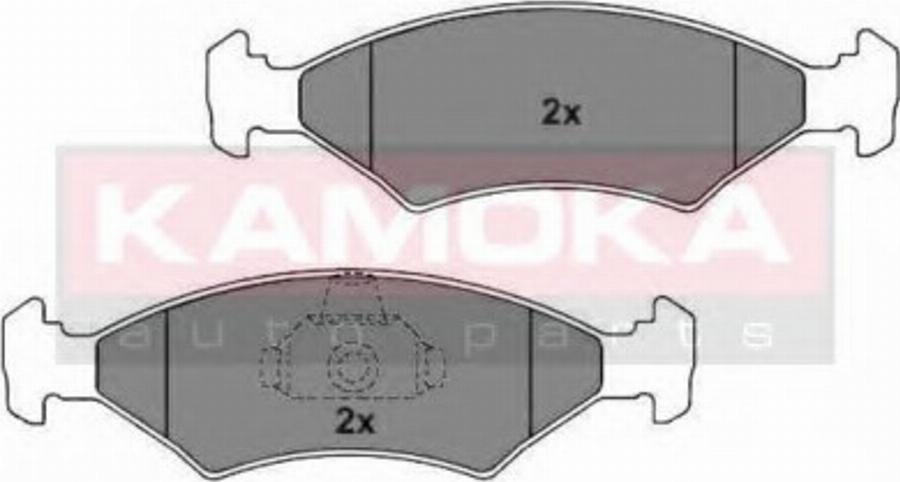 Kamoka 101412 - Kit pastiglie freno, Freno a disco autozon.pro