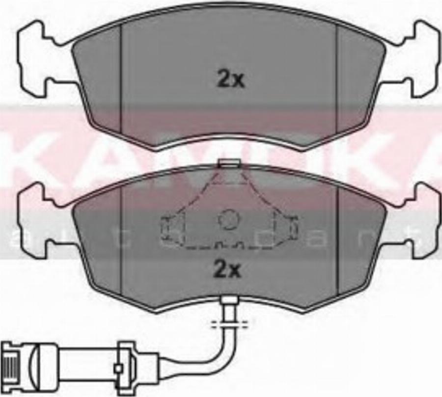 Kamoka 101552 - Kit pastiglie freno, Freno a disco autozon.pro