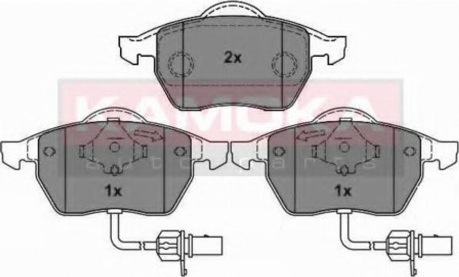 Kamoka 1012646BQ - Kit pastiglie freno, Freno a disco autozon.pro