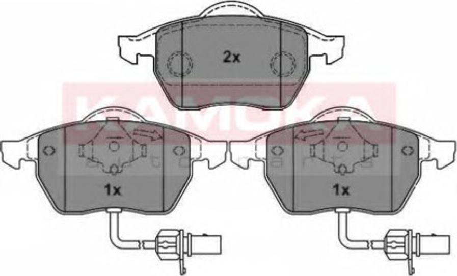 Kamoka 1012646 - Kit pastiglie freno, Freno a disco autozon.pro