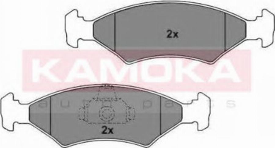 Kamoka 1012162 - Kit pastiglie freno, Freno a disco autozon.pro