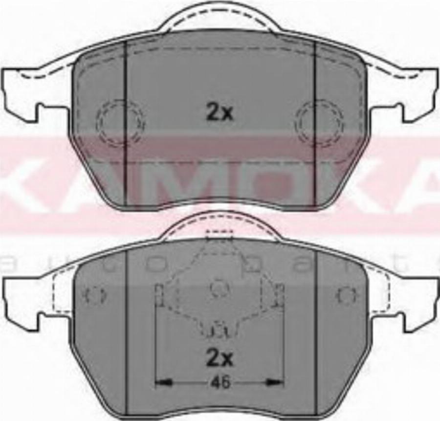 Kamoka 1012334 - Kit pastiglie freno, Freno a disco autozon.pro