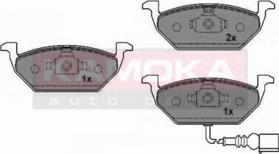 Kamoka 1012796BQ - Kit pastiglie freno, Freno a disco autozon.pro