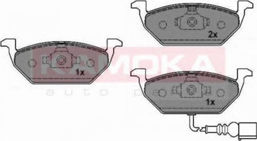 Kamoka 1012796 - Kit pastiglie freno, Freno a disco autozon.pro