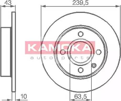 Kamoka 103416 - Discofreno autozon.pro