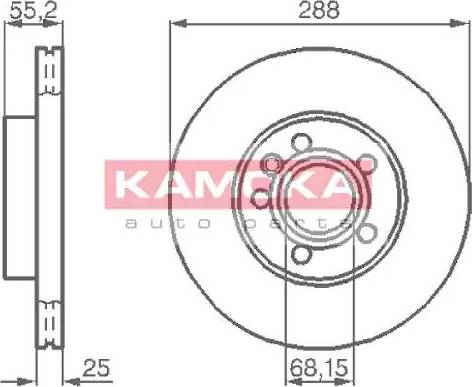 Kamoka 1031692 - Discofreno autozon.pro