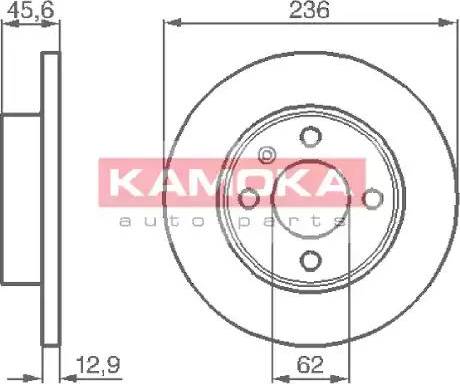 Kamoka 1031750 - Discofreno autozon.pro